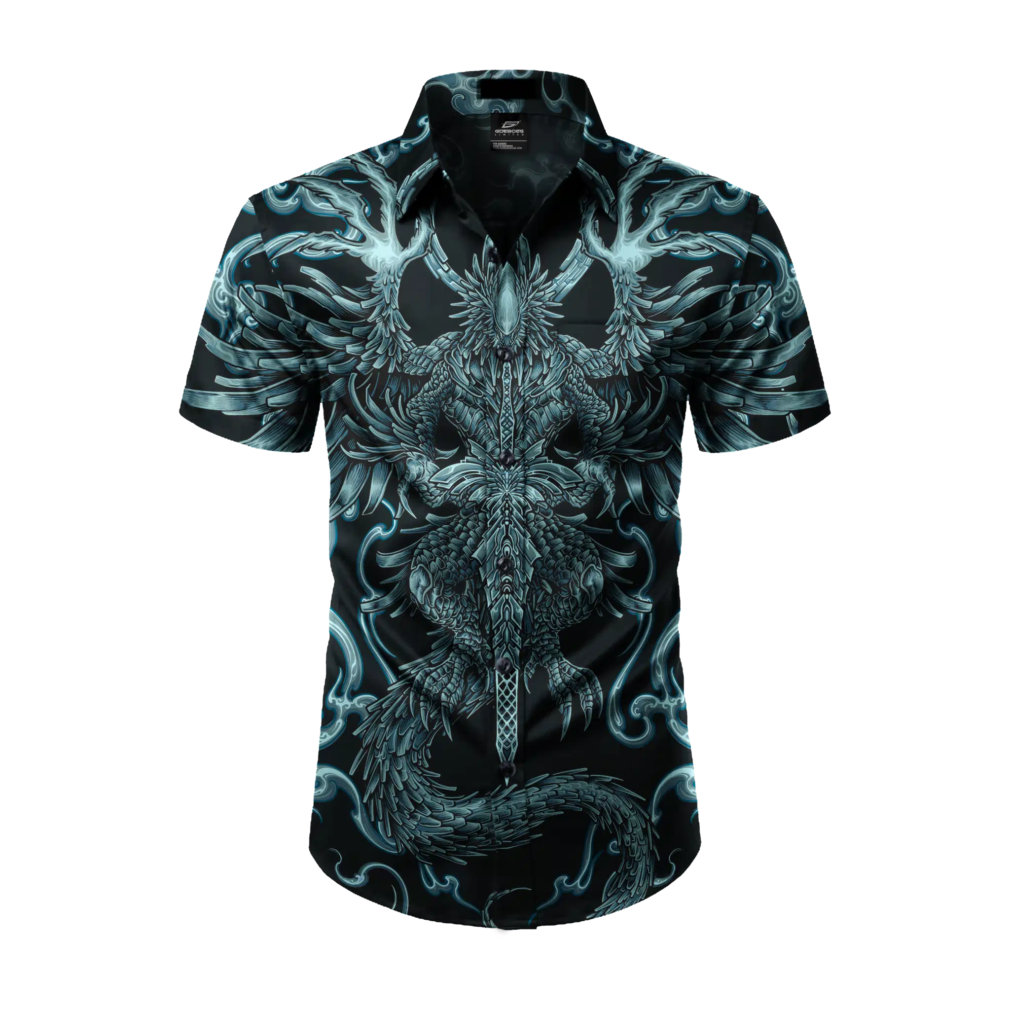 SHIRT ZOH SHIA CYAN A